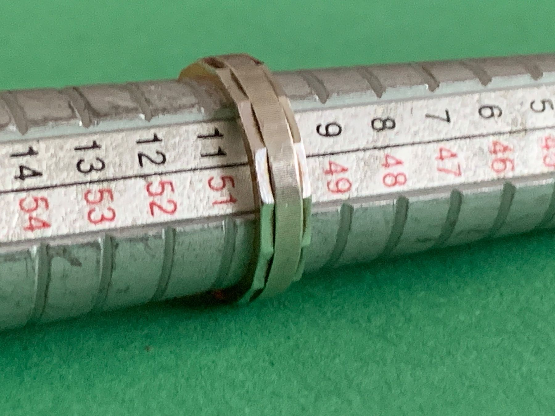Anelli: Silberring schraffiert klassisch (50) – Usato da Dittingen venduto da Bellevista 4