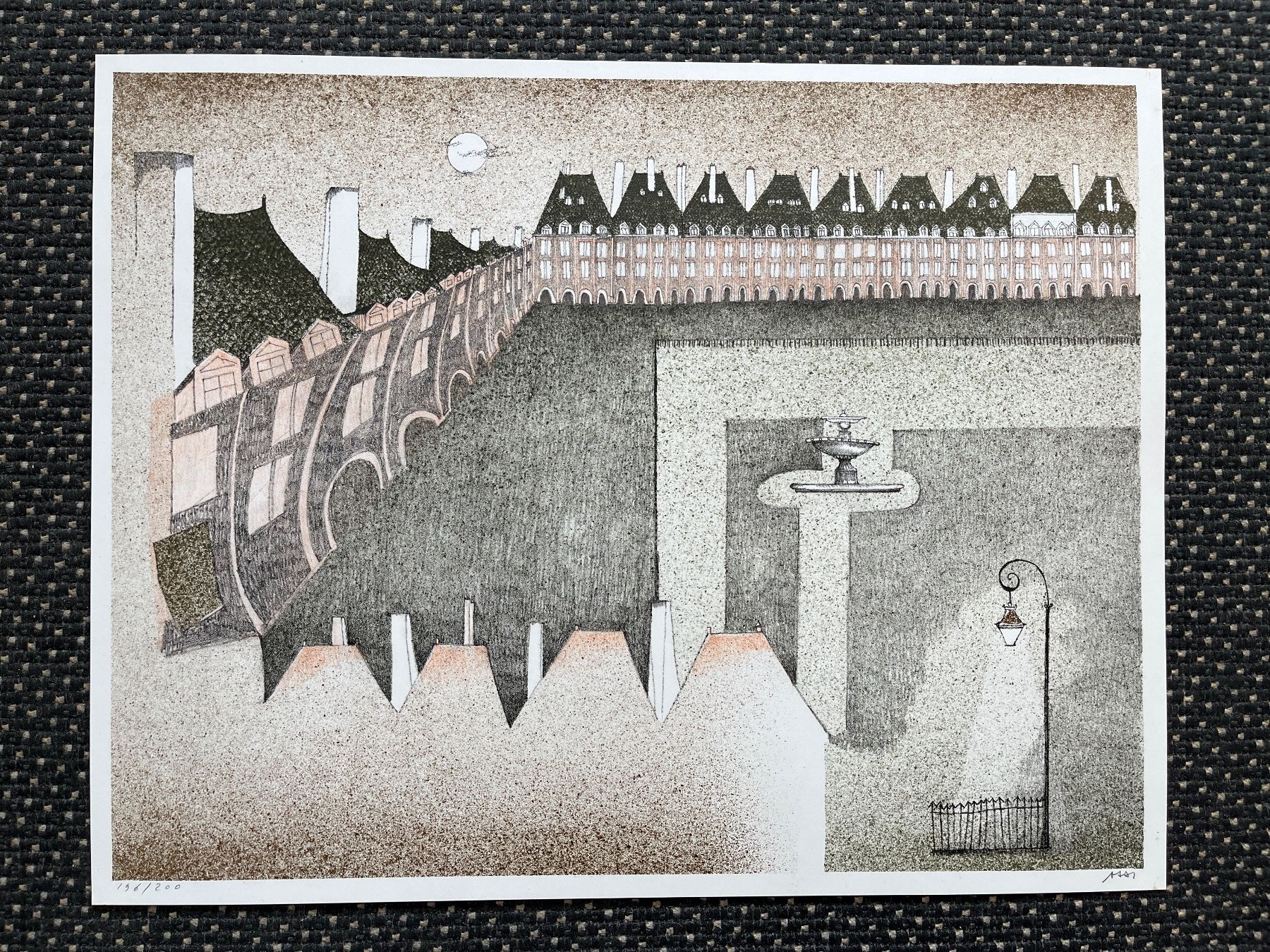 Grafica & Litografie: Offset - Lithografie von OSSI CZINNER    (ID B5701) – Usato da Gelterfingen venduto da art-and-more