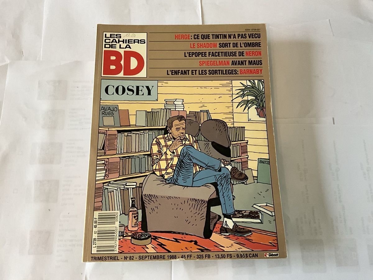 BD: Les Cahiers de la BD - Cosey - N°82 – D'occasion à Agriswil par Ueli03