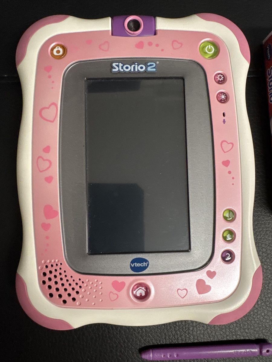 Vtech Tablet PC: Vtech Storio 2 Lernkonsole pink mit 3 Spielen & Stift – Gebraucht aus Ehrendingen von Sansav 1
