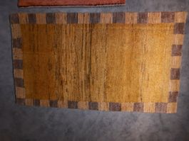 Gabbeh Teppich handgeknüpft, neu, original Persien, 75x131