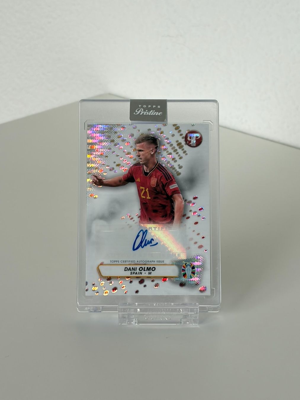Topps Cartes à collectionner: Dani Olmo Auto /99 Topps Pristine 2023 Spanien – Neuf (Voir description) à Rebstein par Joshua2303