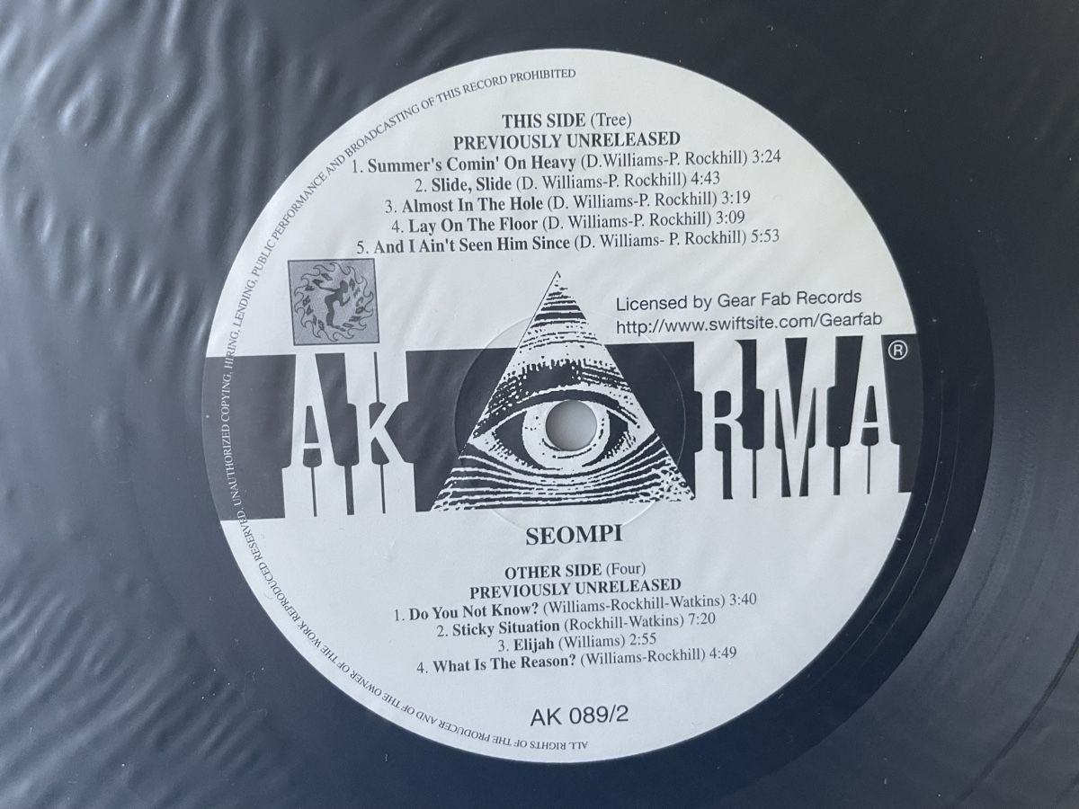 Schallplatten: Seompi - AKARMA - Vinyl LP - same – Gebraucht aus Olten von Bluespapst 2