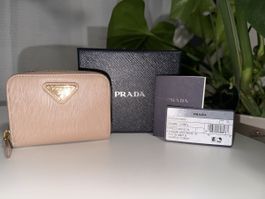 Prada Vitello Move Portemonnaie Cipria Leder