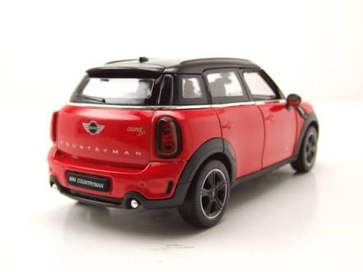 Cooper Modellini d'auto: MINI COOPER S COUNTRYMAN ROT 1:24 RASTAR – Nuovo e nell'imballaggio originale da Suhr venduto da Moebelsiralfred 2