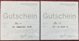 Müller & Schade Gutschein CHF 60.00