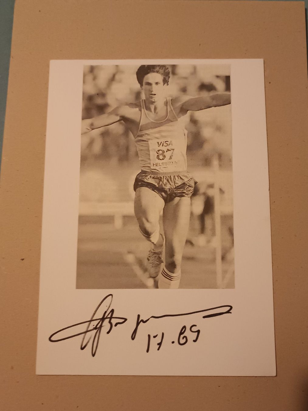 Autografi: Oleg Prozenko - UDSSR Dreisprung - handsigniert – Usato da Menziken venduto da Artographs