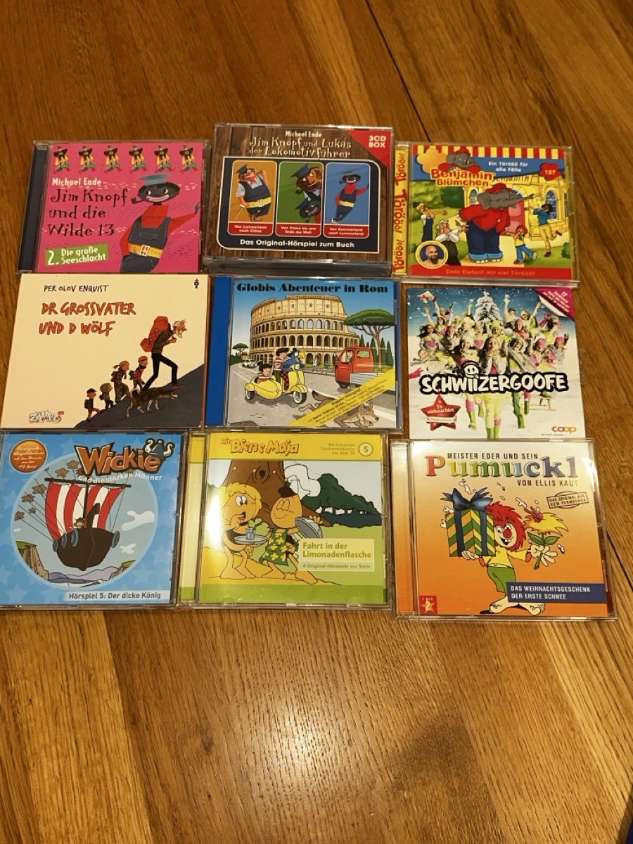 CD: 9 Kinder Hörspiel CDs gemischt – Usato da Elgg venduto da Imac2387