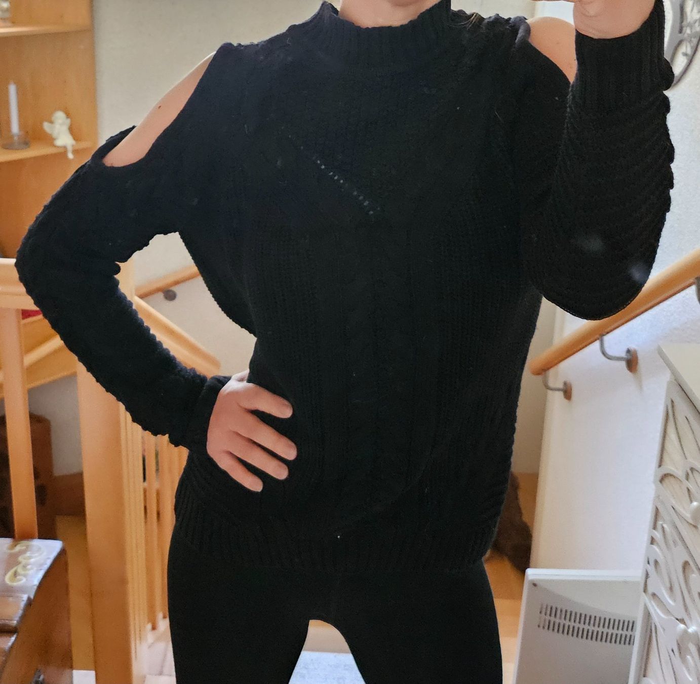 Pullover & Sweatshirts: Pullover Strick Zopfmuster,freie Schultern,Gr. S,NP 80.-,NEU – Neu (gemäss Beschreibung) aus Siblingen von Vany_McDougall 5