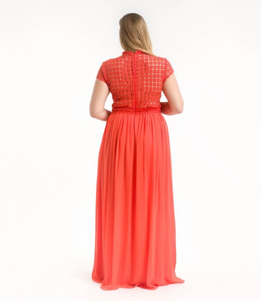Kleider: MAXIKLEID AUS SEIDE MIT SPITZE – Neu (gemäss Beschreibung) aus Altendorf von Ro 2