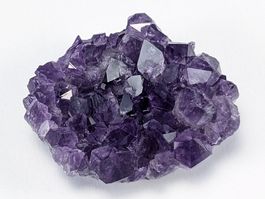 Amethyst Kristall Igel-Form (flache Rückseite) aus Uruguay