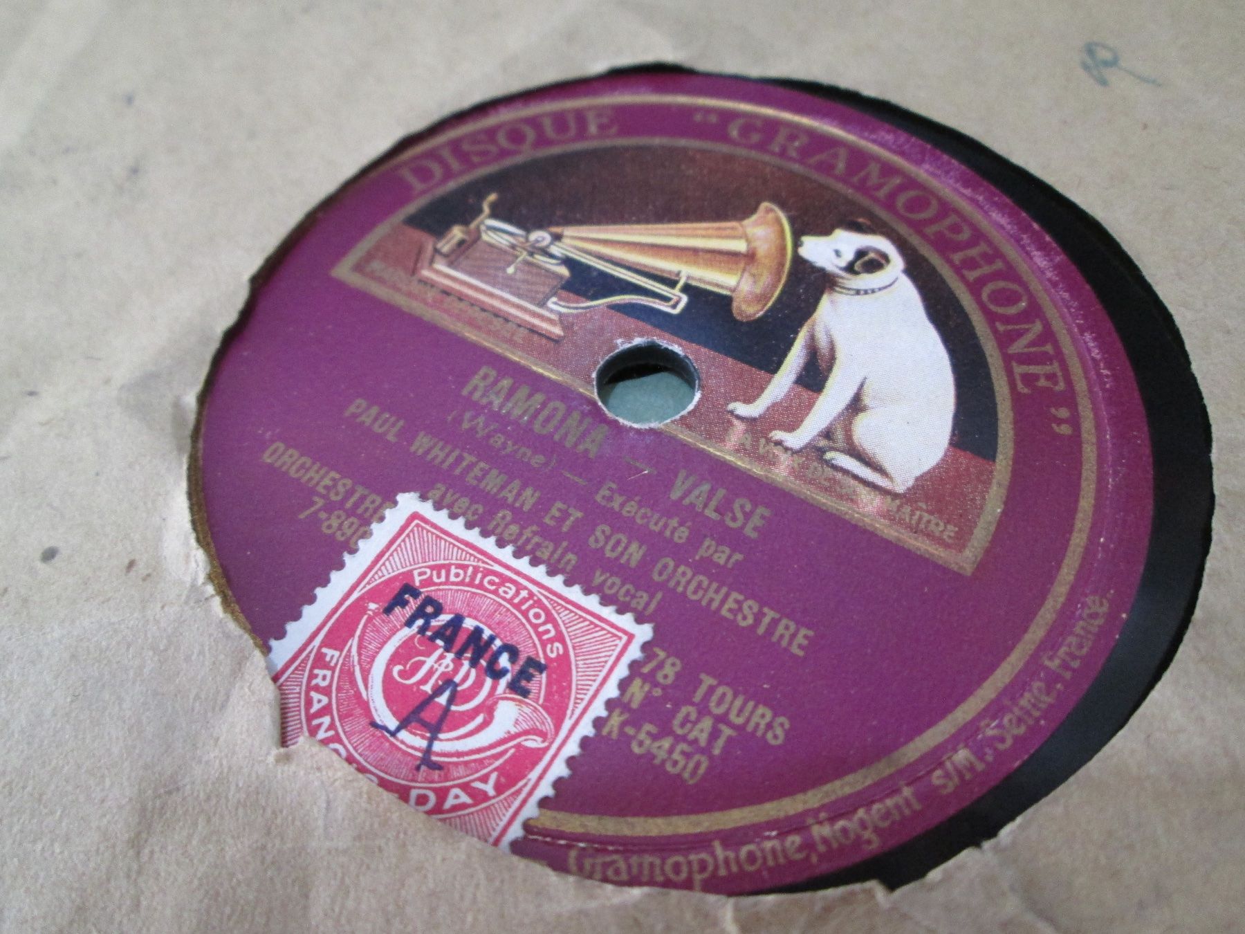 Schallplatten: DISQUES 78 TOURS – Gebraucht aus Lausanne von Leag 7