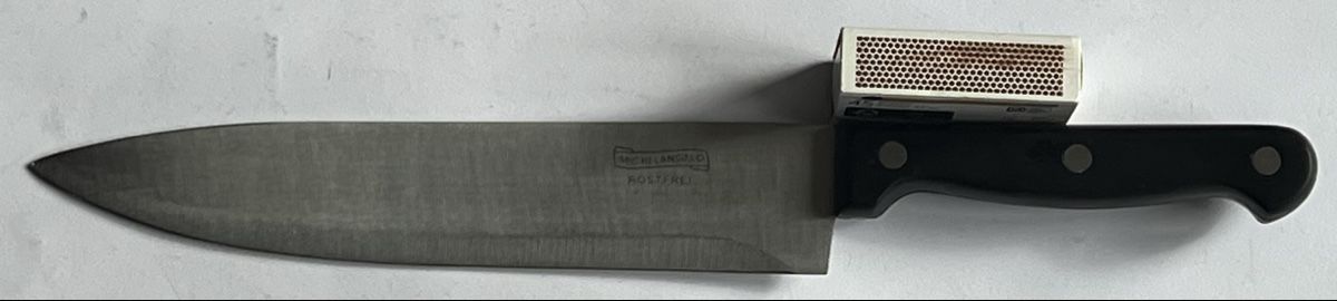 Küchenmesser: Michelangelo Rostfrei Profi Kochmesser Klinge Küchenmesser – Neu (gemäss Beschreibung) aus Oberhofen Thun'see von SwissTreasure 1