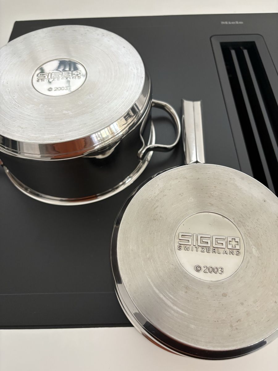 Sigg Padelle: SIGG Kochtopf 2-er Set Edelstahl mit Deckel – Nuovo (secondo la descrizione) da Rothenburg venduto da QueenofShopping1 3