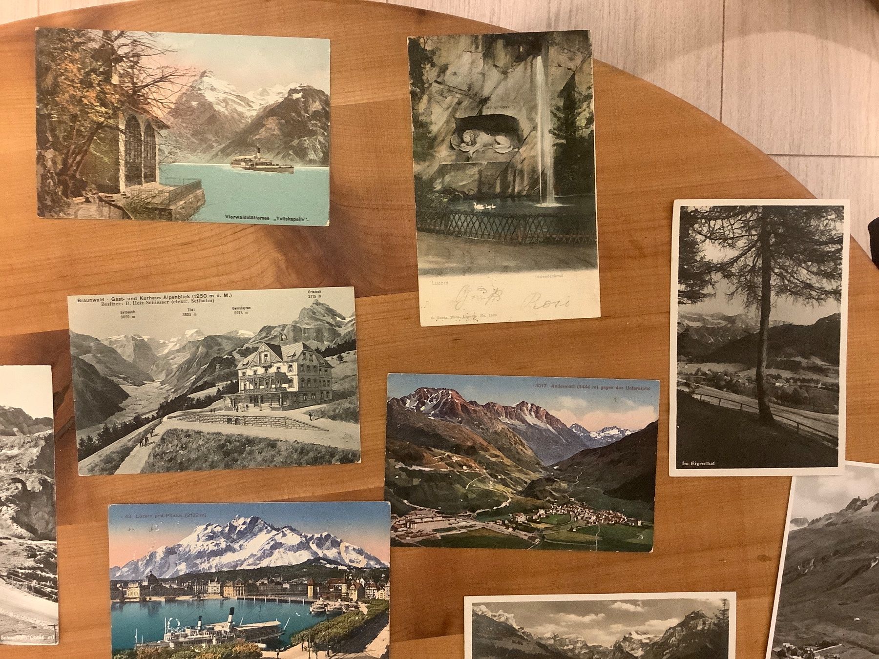 Ansichtskarten: 17 gelaufene Ansichtskarten Innerschweiz ab 1903 – Gebraucht aus St. Gallen von herbrig2 1