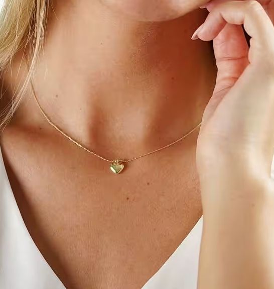 Catenine: Herzkette Gold Damen – Nuovo e nell'imballaggio originale da Hemmental venduto da Fantasie1 1