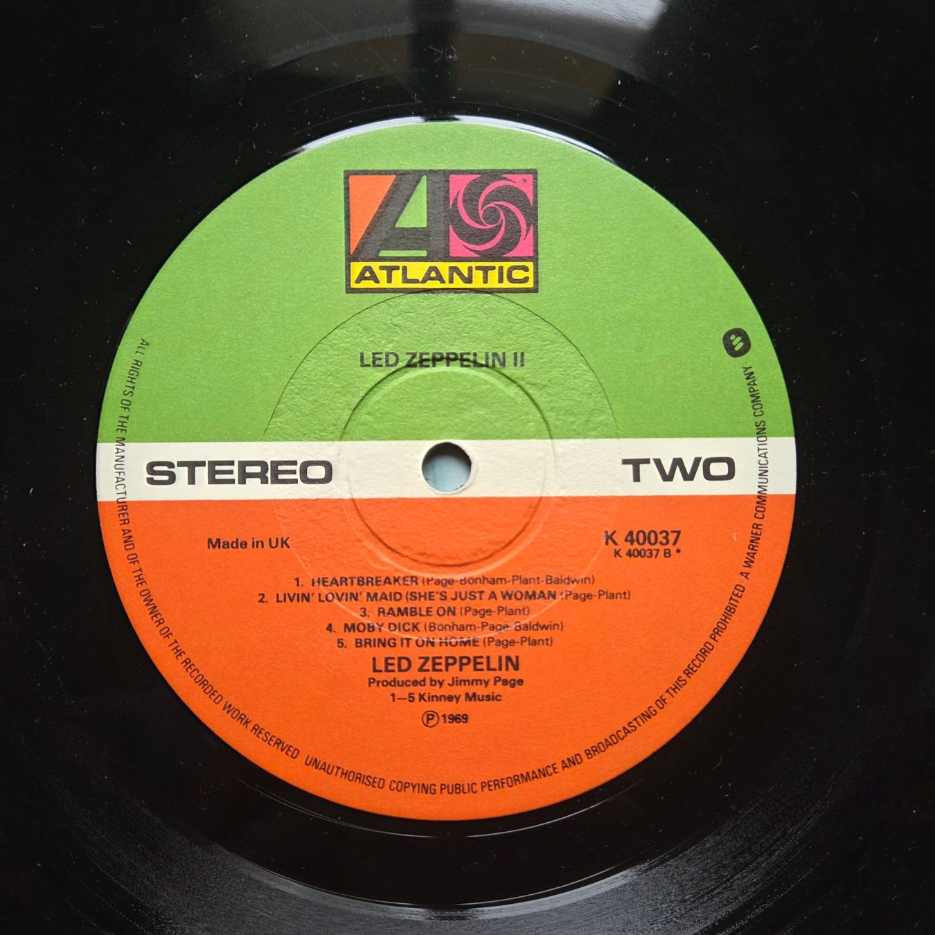 Schallplatten: Albumb Led Zepplin II – Gebraucht aus Conches von mrp_qpt5 3