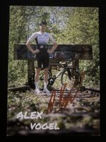 Signiertes Foto Alex Vogel Radsport MTB