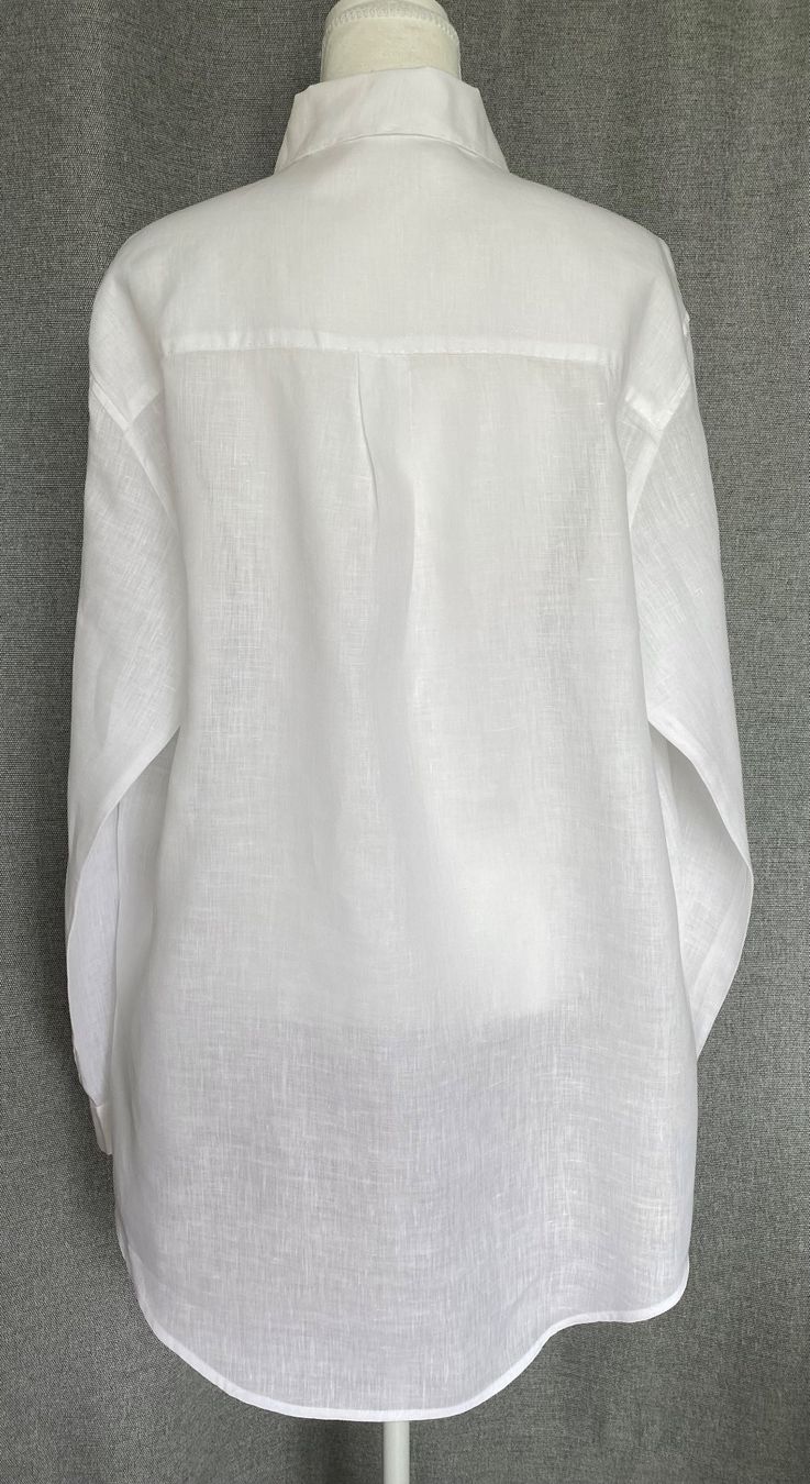 Aigner Camicette: Aigner Longbluse aus Leinen Grösse 44 – Usato da Oberwil BL venduto da Leni-Mischi 1