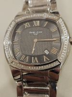 grosse montre FAVRE LEUBA acier chromé et diamants à quartz