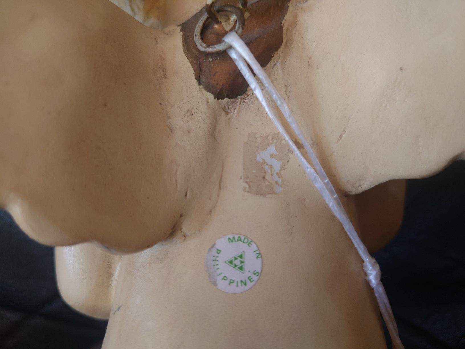 Statuette: (sehr) alte Putte Engel aus Kuststoff  – Usato da Fraubrunnen venduto da PlueschPanda 5
