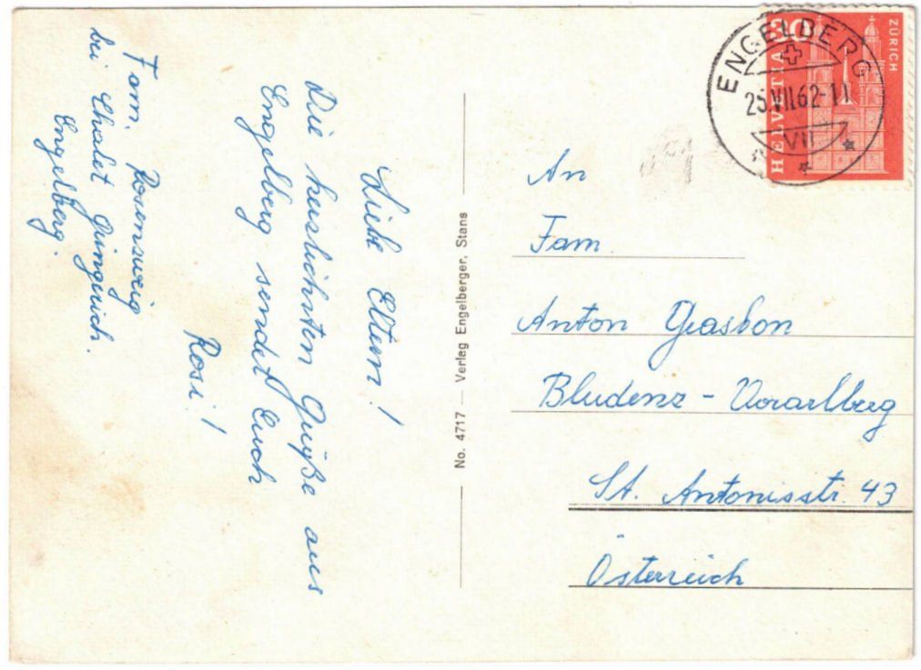 Cartoline postali: Engelberg - 4 Bild AK Trübsee – Usato da Binningen venduto da Mountainrider 1