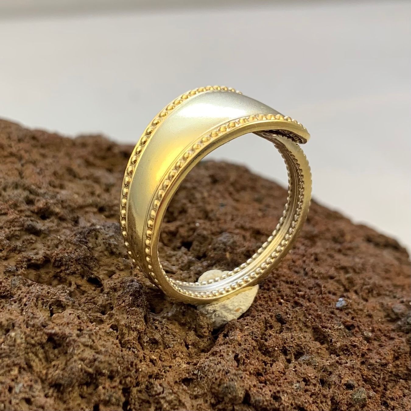 Anelli: Silberring Goldener Hauch Gr.60 – Nuovo (secondo la descrizione) da Thun venduto da Svonskj 2