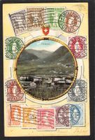 Ak Chiasso , Briefmarkensprache , gel. 1908