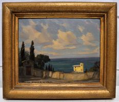Tableau à l'huile signé Paul Emile Wyss