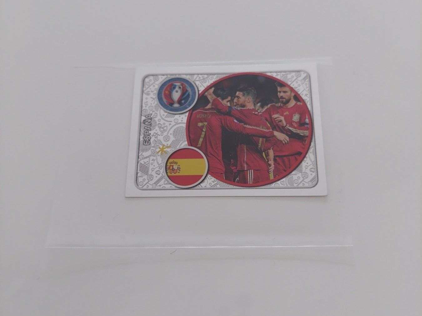 Panini Carte collezionabili: Spanien Manschaft Glitzerbild EM 2016 – Usato da Köniz venduto da Toyscollect