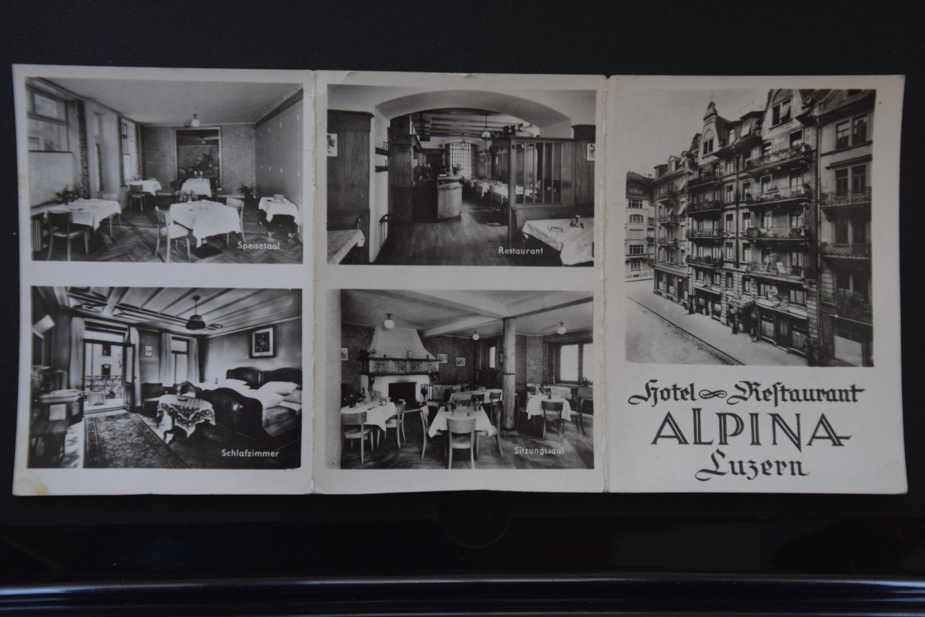 Cartoline postali: AK Luzern, Hotel Alpina – Usato da Luzern venduto da CH2018