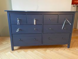IKEA Hemnes Kommode, 8 Schubladen, dunkelblau