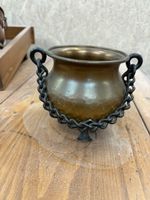 Ancien pot décoratif en cuivre, pièce unique!