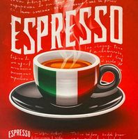 Espresso Italiano / Schönes Blechschild 20 x 30 CM / neu