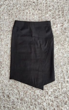 Vintage 90s THIERRY MUGLER asymetric midi skirt
