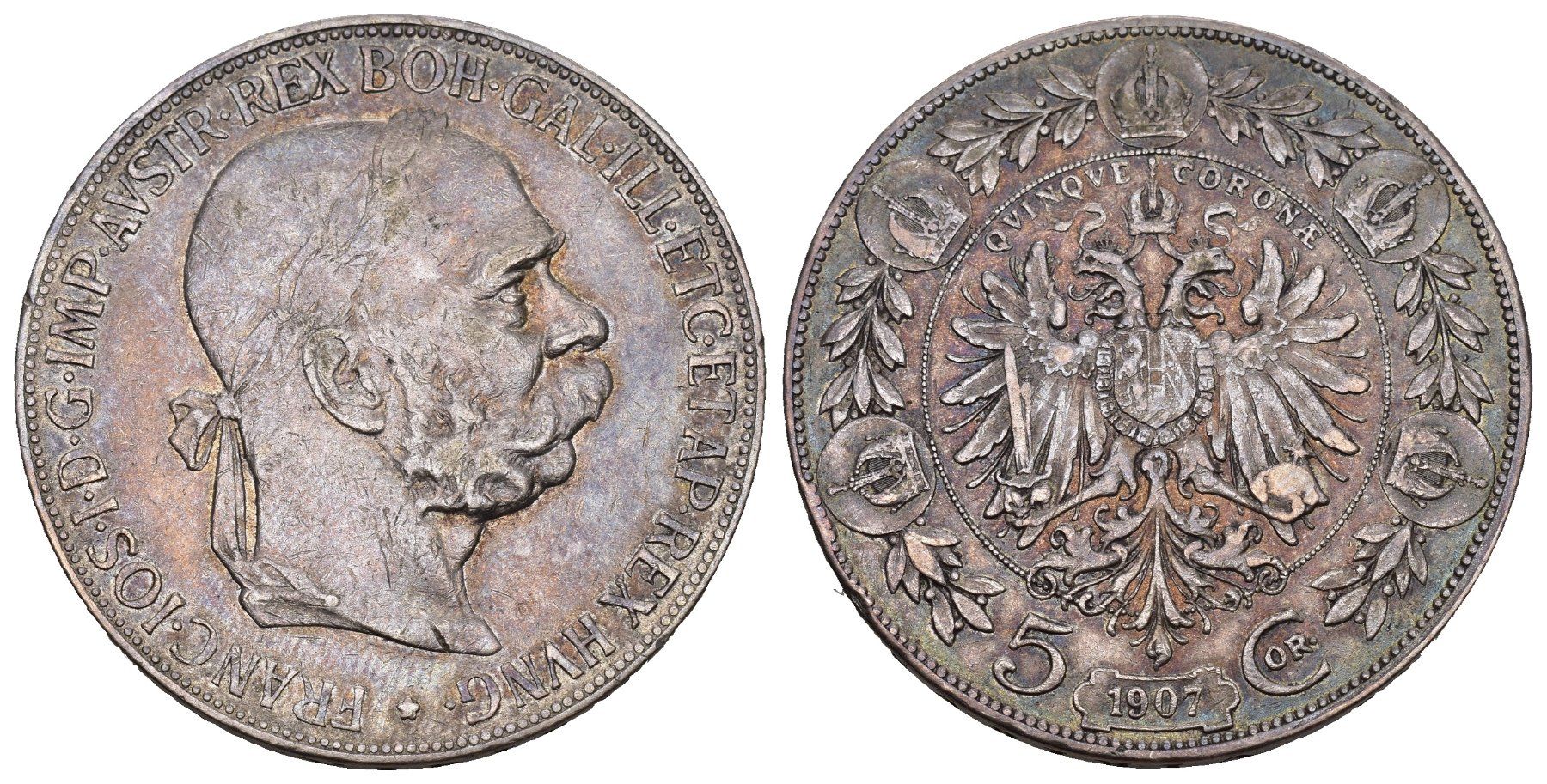 Tutti le monete: Österreich 1907 – Usato da Bern venduto da numismatictops