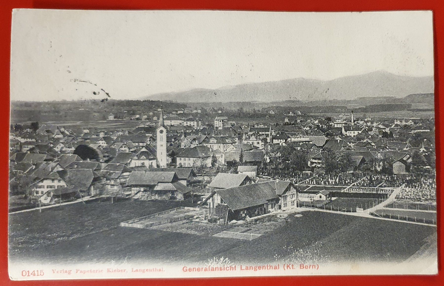 Cartoline postali: Langenthal 1904 - Generalansicht – Usato da Kreuzlingen venduto da Rschweiz1