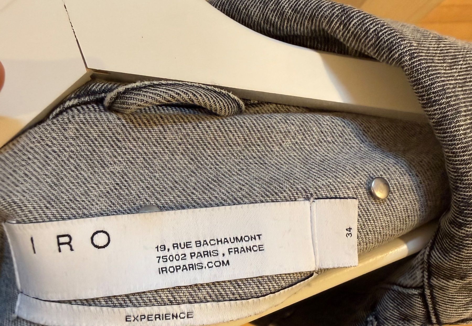 Iro Giacche: Iro Paris denim jacket, 34 fr – Usato da Zürich venduto da kuz_mnn9 4