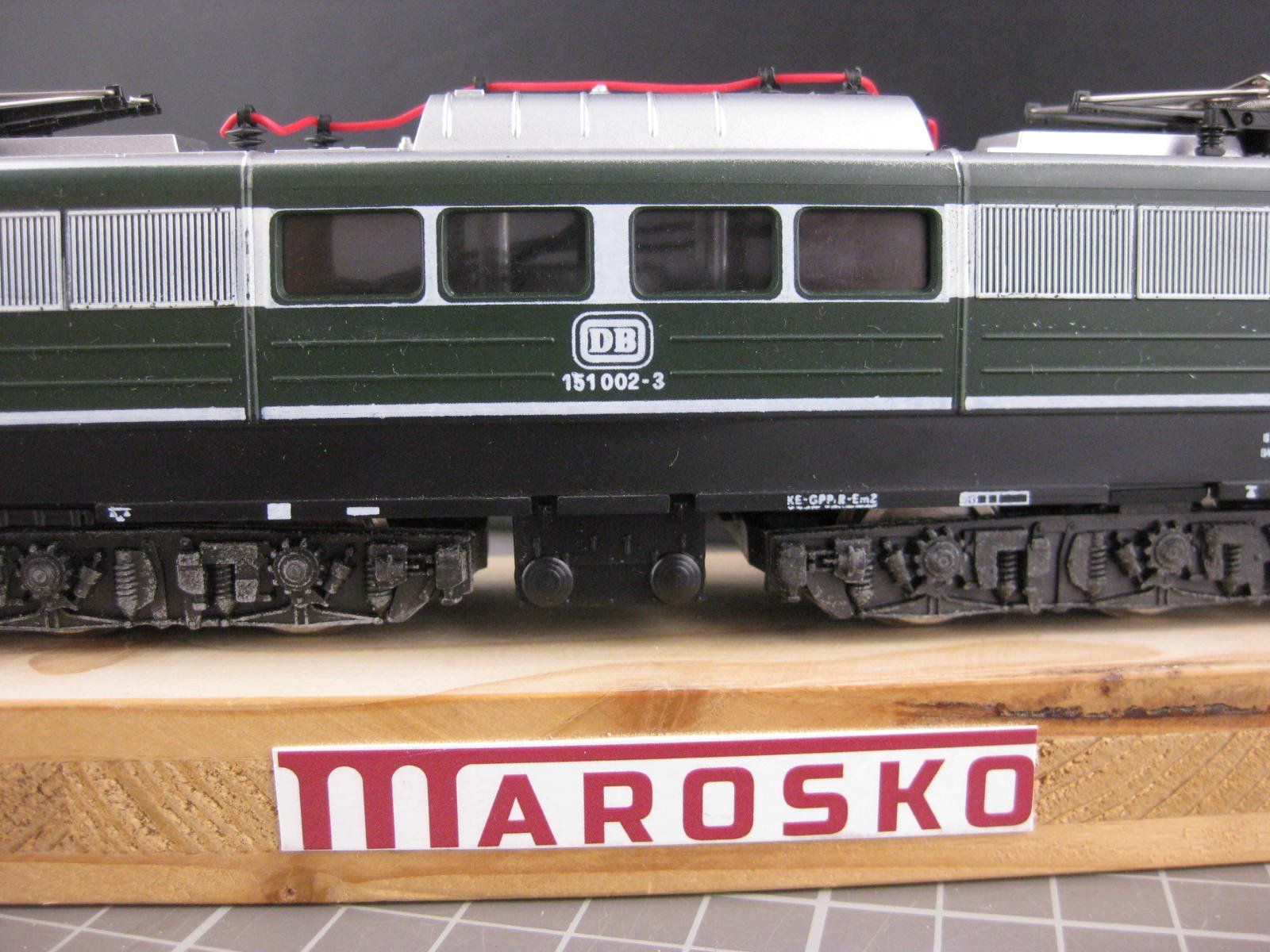 Lima Modellini di ferrovie: Lima DB BR 151 grün, ohne OVP – Usato da Malters venduto da Marosko 2