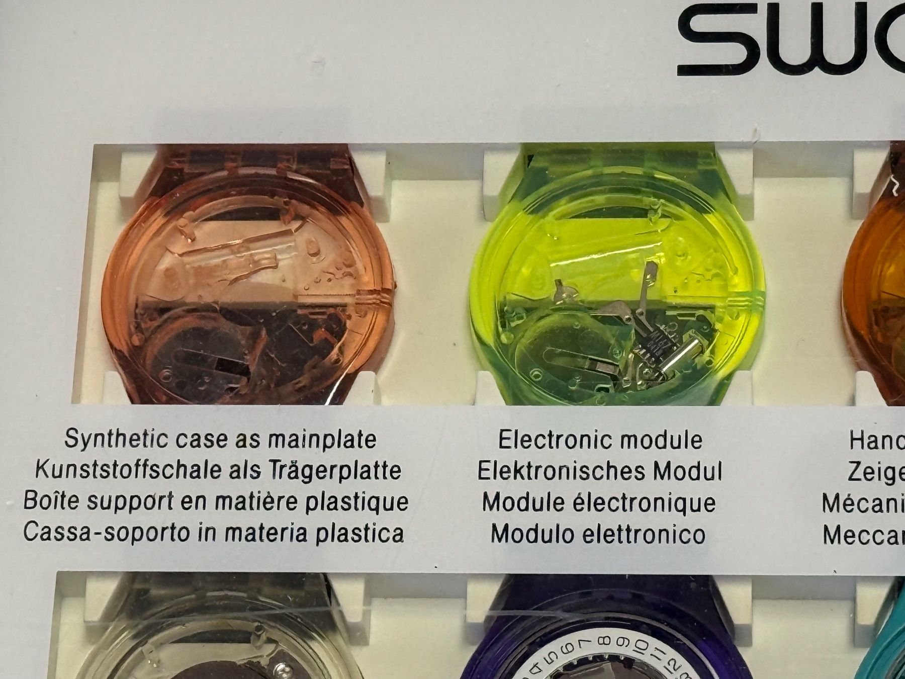 Swatch Uhren: RAR SWATCH 10 Step Production Showcase – Gebraucht aus Bern von Jwpm66 1