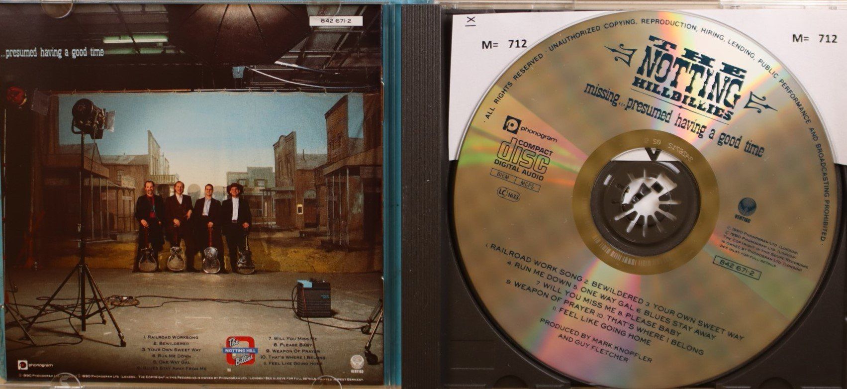 CDs: The Notting Hillbillies – Missing... – D'occasion à Luzern par CONTENTI 1