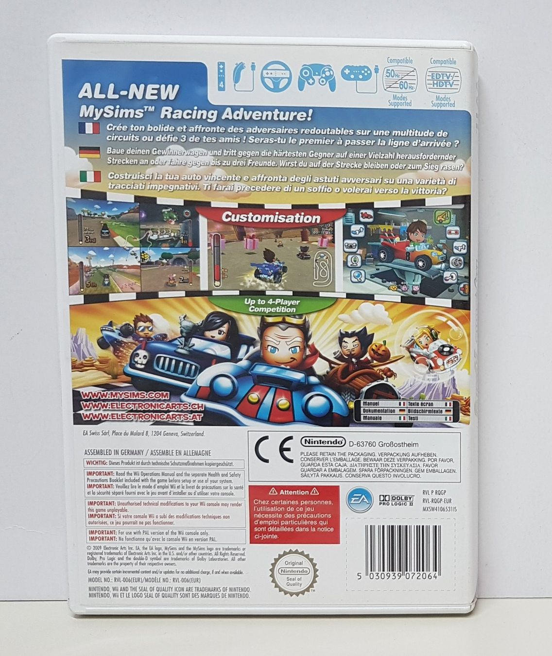 Nintendo Giochi: Wii My Sims Racing Abenteuer – Usato da Schüpfheim venduto da Game-Paradis 2