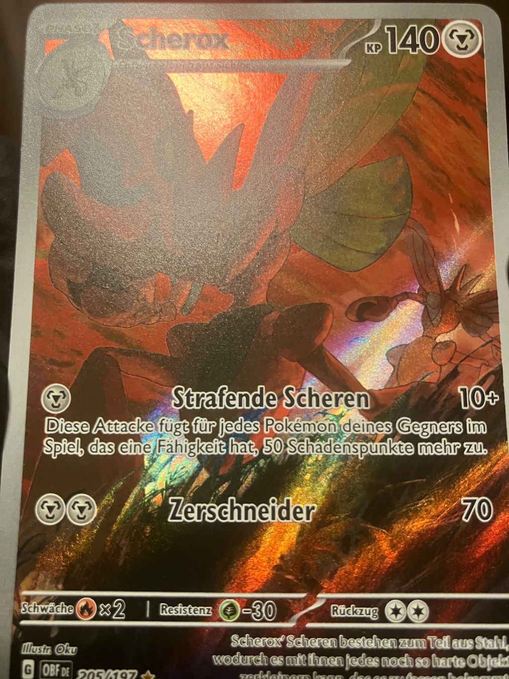 Pokémon Carte collezionabili: Scherox 205/197 – Usato da Baar venduto da Elmo43 1
