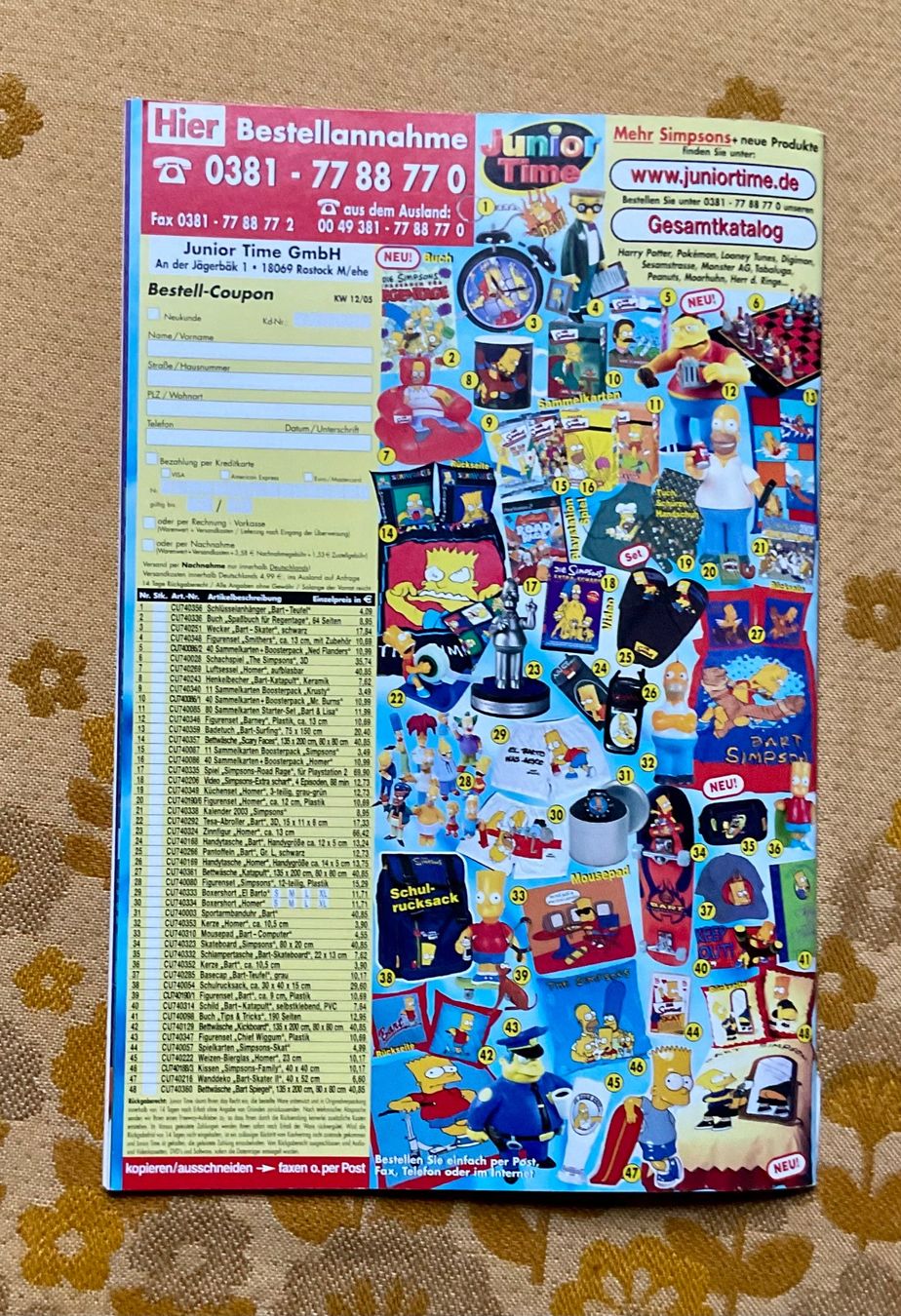 Comics: Bart Simpson Heft Nr 5 von 2002 – Gebraucht aus Endingen von nathan05 9