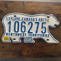  🇨🇦 Autoschild, Northwest Territories 106275 - Kanada