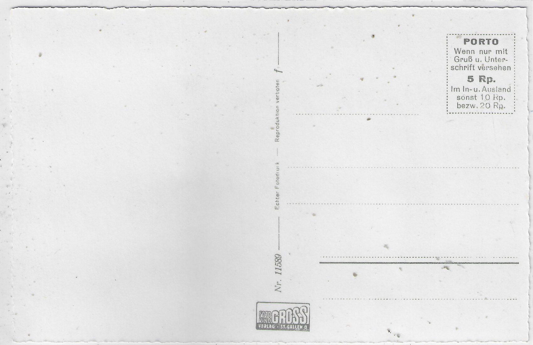 Cartoline postali: Wilen-Herisau mit Säntis – Usato da Ettingen venduto da Kartenplanet 1