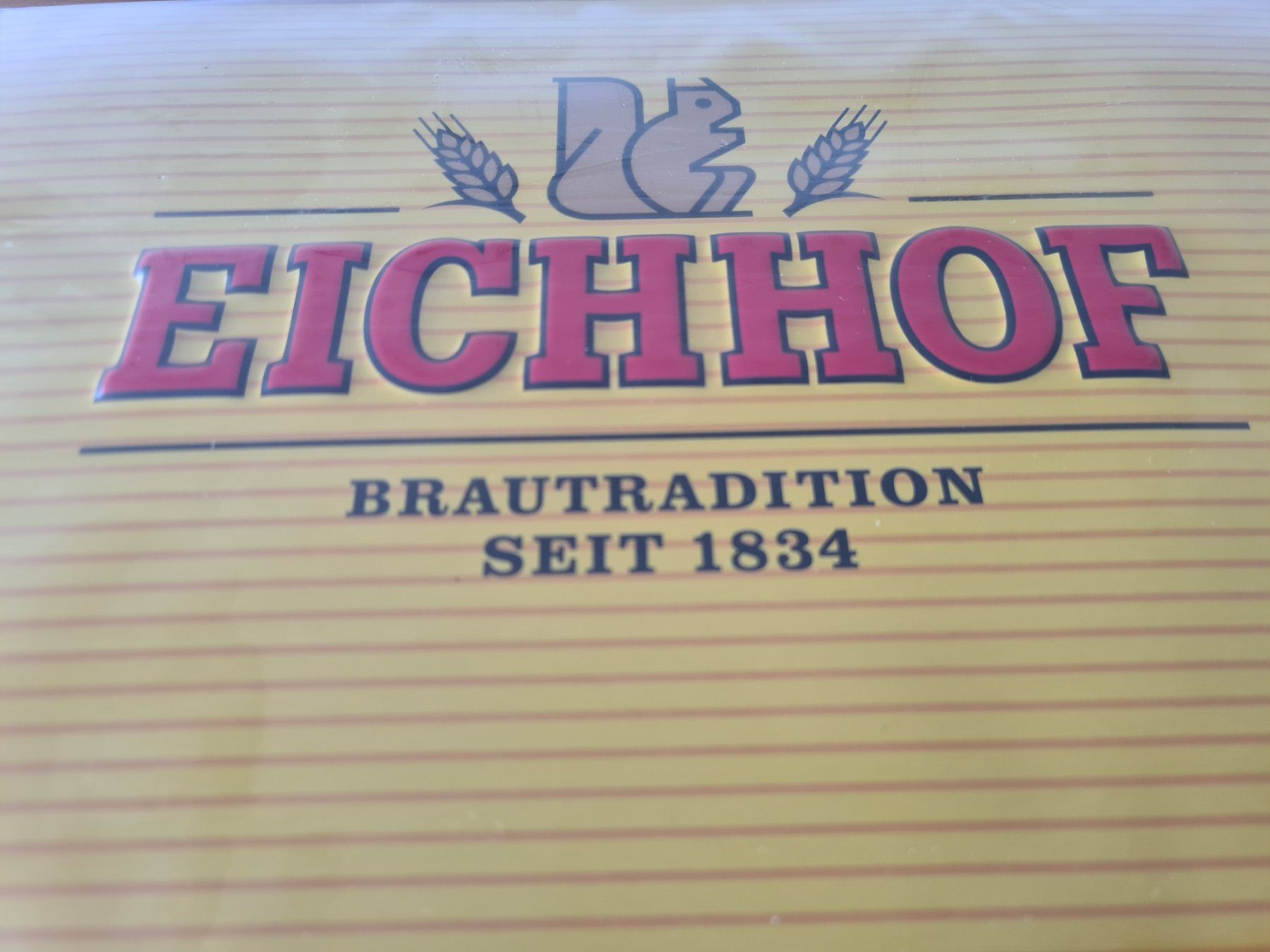 Eichhof Insegne: Eichhof Blechschild fabrikneu und Originalverpackt – Nuovo e nell'imballaggio originale da Grosswangen venduto da Spieler10 2