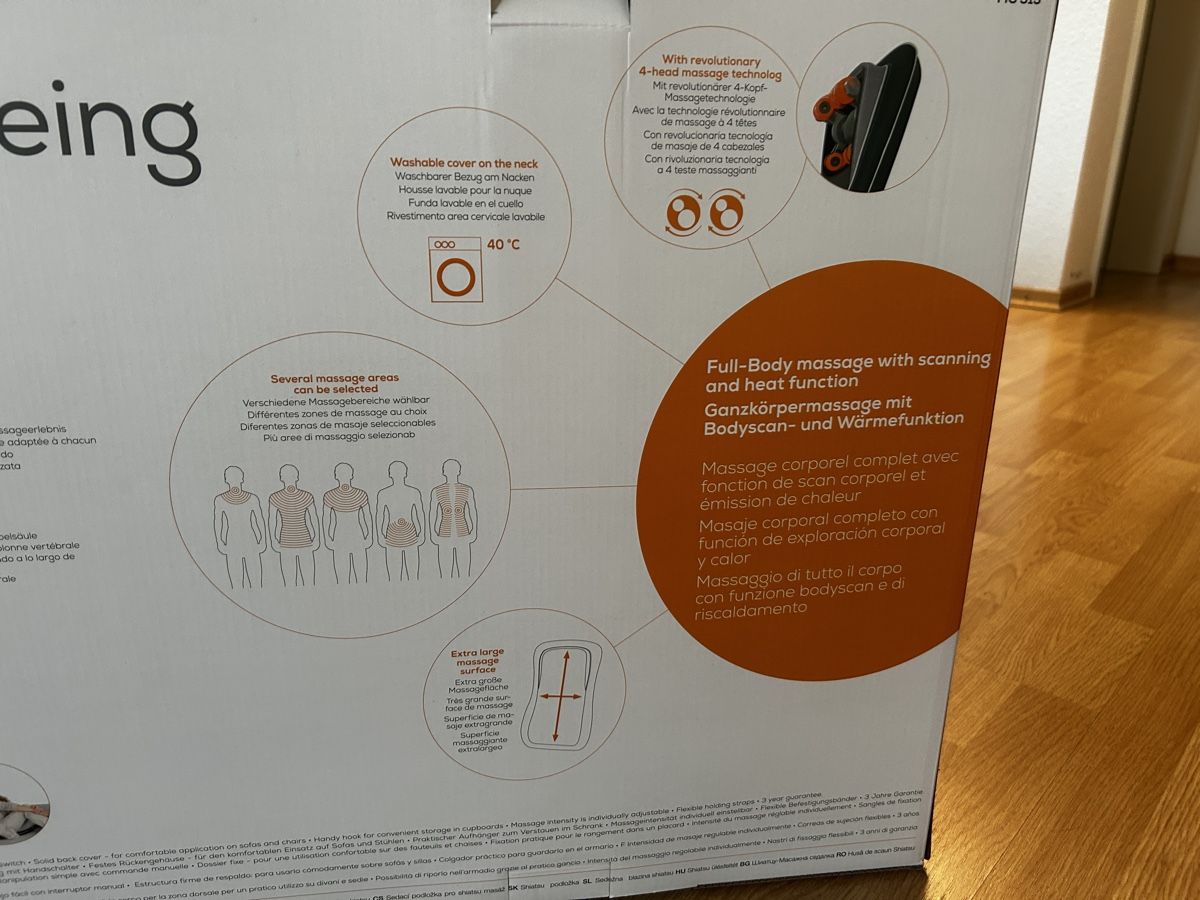 Beurer Dispositivi per massaggi: Beurer Massage Sitzauflage MG315 – Nuovo (secondo la descrizione) da Hallwil venduto da Zoeizy 6
