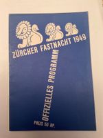 Zürcher Fastnacht Programm 1949 - Offiziell