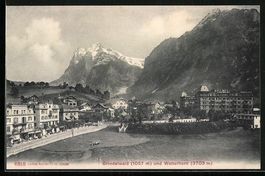 Grindelwald, Ortspartie mit Wetterhorn